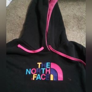 The North Face Black and Pink Hoodie
